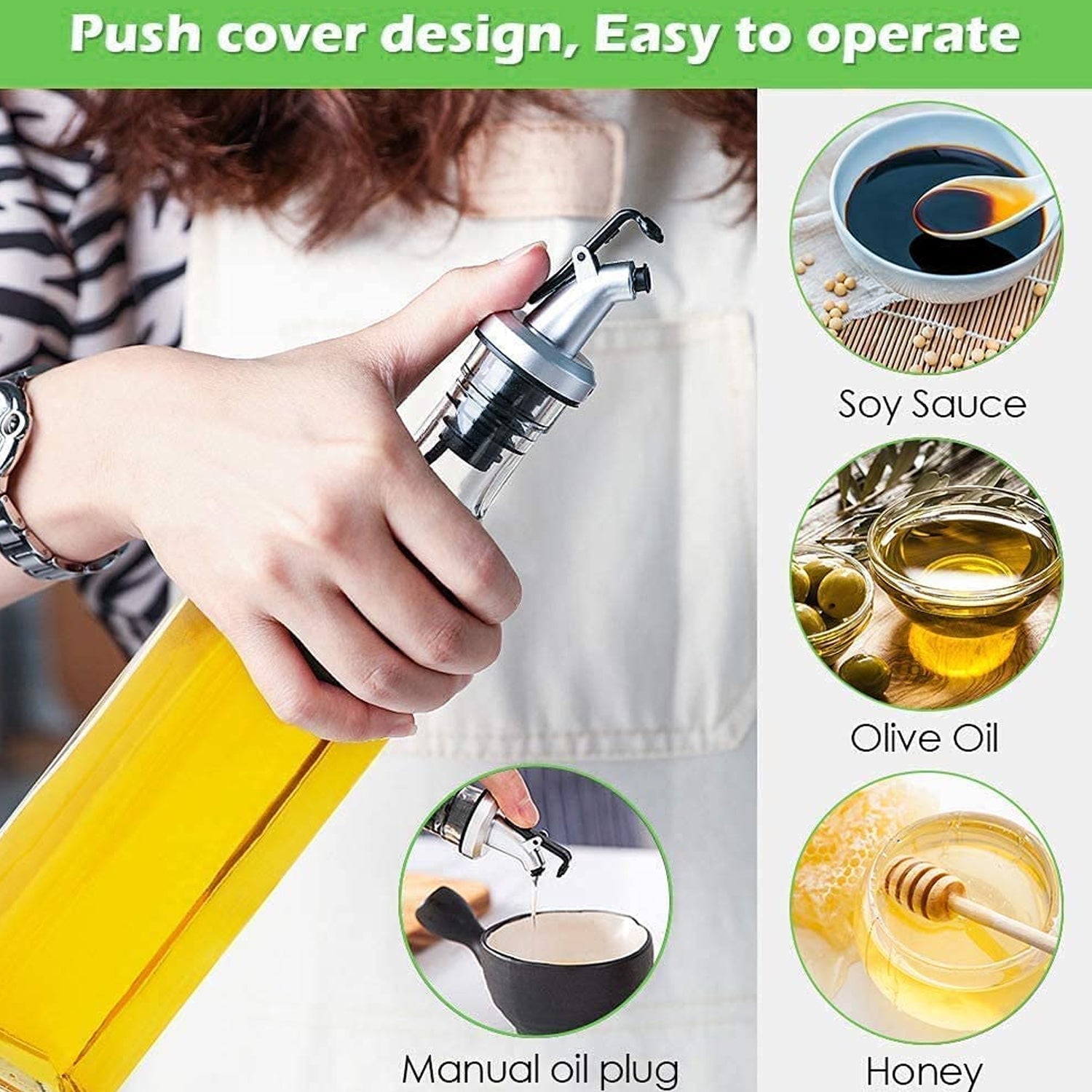 Transparent Glass Oil Dispenser 500 ML Bottle Set of 2, Spice Jar 250 ML Set of 3, Oil Bottle for Kitchen, Oil & Vinegar Storage Glass Bottle, Glass Container for Spice, Masala (5 Pcs Set) Transparent Glass Oil Dispenser 500 ML Bottle Set of 2, Spice Jar 250 ML Set of 3, Oil Bottle for Kitchen, Oil & Vinegar Storage Glass Bottle, Glass Container for Spice, Masala (5 Pcs Set)